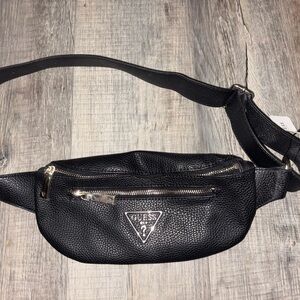 Guess Beige Interior Bag with Black Trim